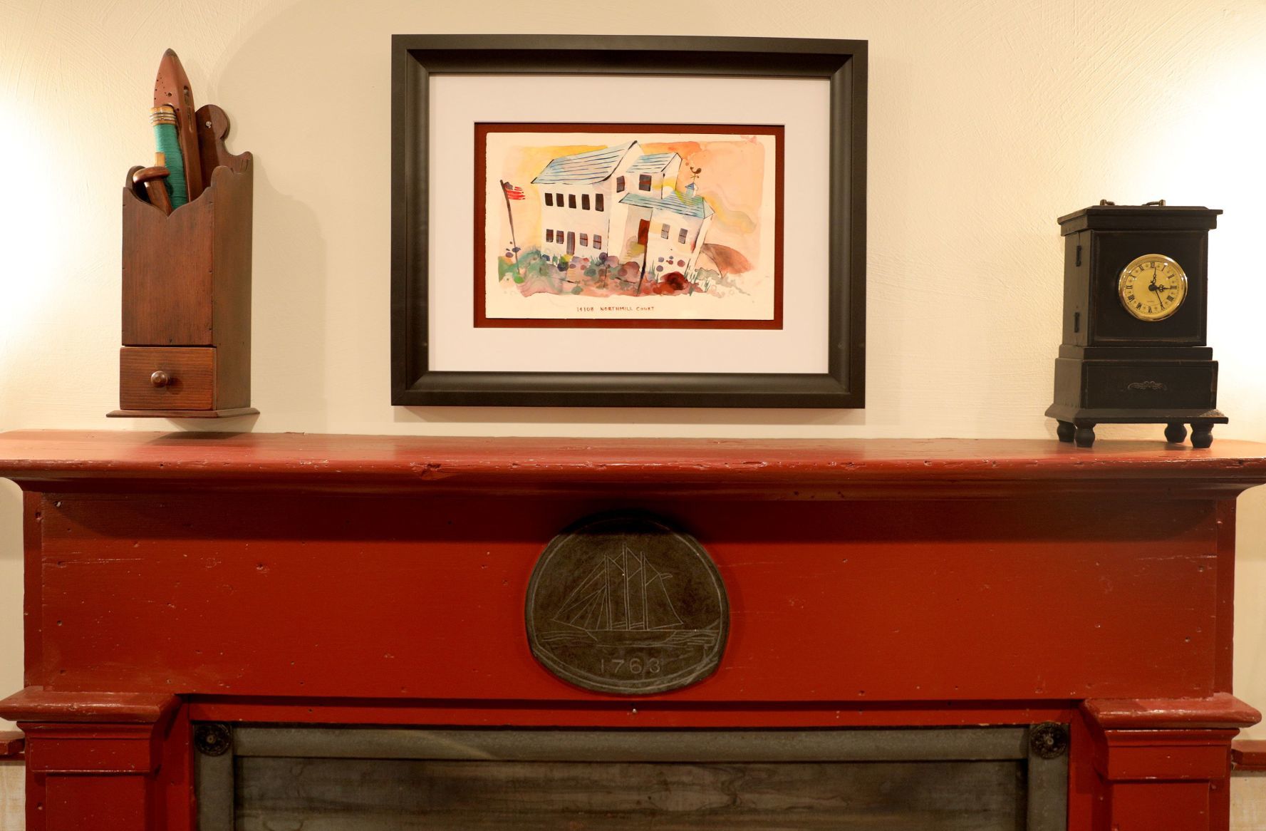 At home: The Wiese's Williamsburg home